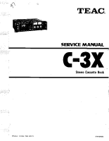 Teac C-3X-Service-Manual 